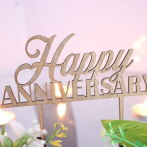 anniversary cake topper